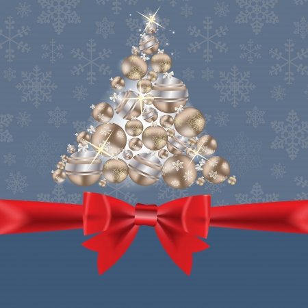 Abstract beauty Christmas and New Year background  vector illustのイラスト素材