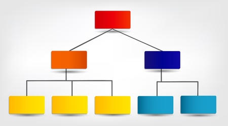 Concept of colorful circular banners with arrows for different bのイラスト素材