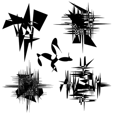 Black and white hypnotic background のイラスト素材