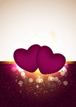 Valentines day card, vector illustrationのイラスト素材