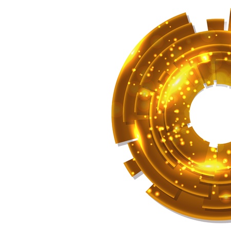 Abstract gold background with black copy space のイラスト素材