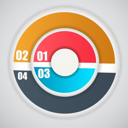 Infographic template business vector illustrationのイラスト素材