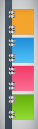 Infographic template design illustrationのイラスト素材