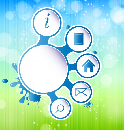 Website template  illustration のイラスト素材