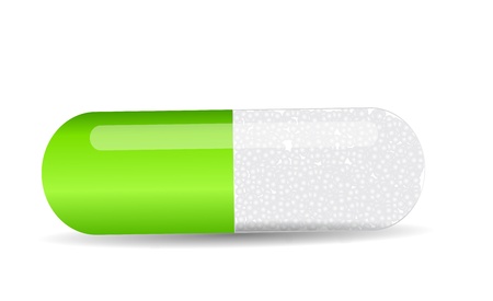 Herbal pill  Environment background vector illustrationのイラスト素材