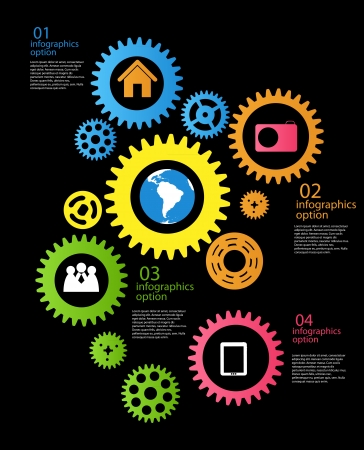 Infographic business template vector illustrationのイラスト素材