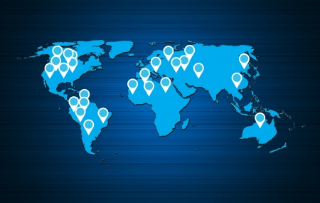 world map background vector illustrationの写真素材