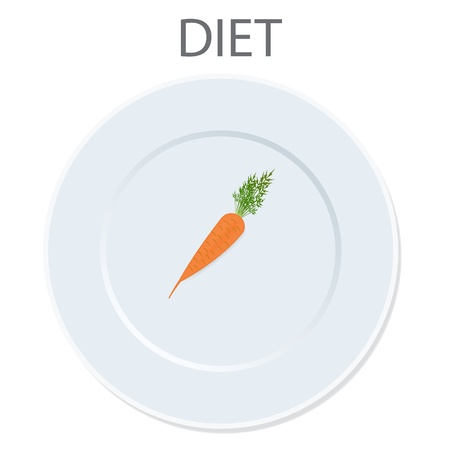 diet icon. vector illustrationのイラスト素材