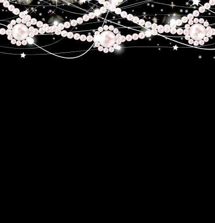Beauty pearl background vector illustrationのイラスト素材