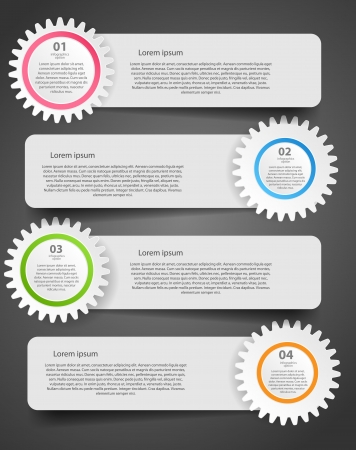 Infographic template business vector illustrationのイラスト素材