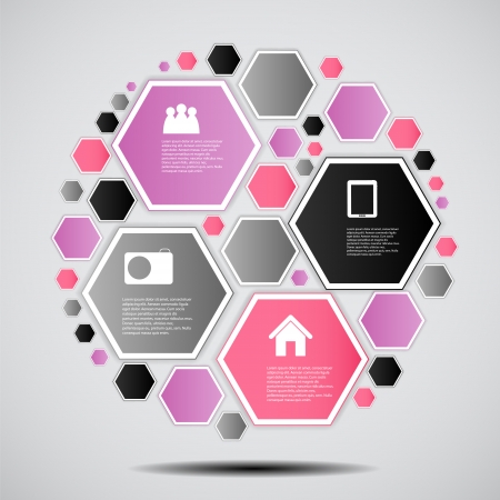 Infographic business template vector illustrationのイラスト素材