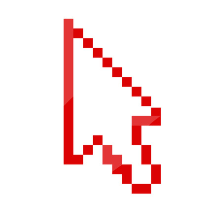 Arrow cursor vector illustrationのイラスト素材