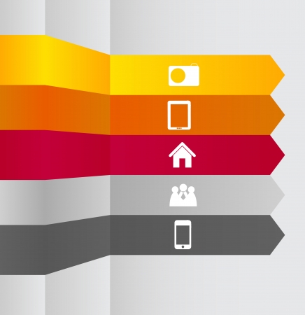 Infographic business template vector illustrationのイラスト素材