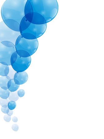 Color glossy balloons background vector illustrationのイラスト素材