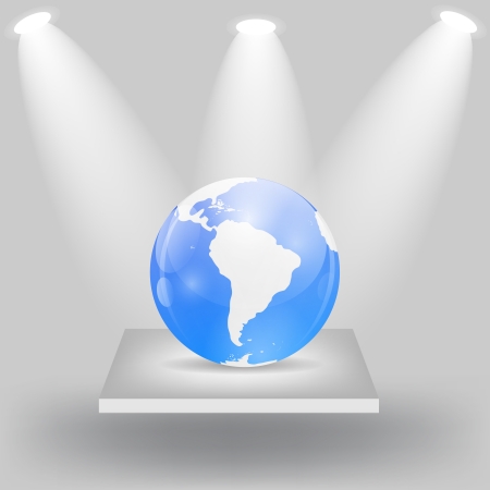 Globe Icon Illustration.のイラスト素材