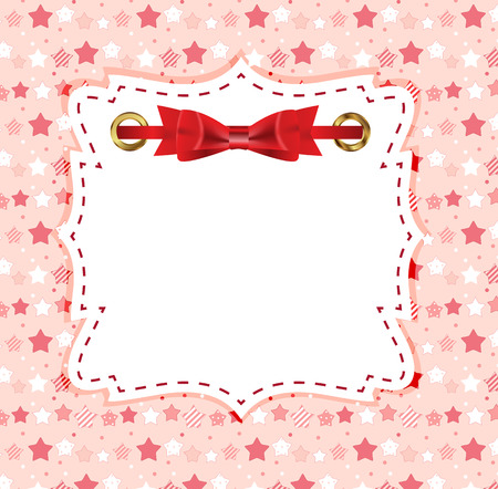 Cute Frame Illustrationのイラスト素材