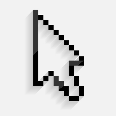 Arrow cursor vector illustrationのイラスト素材