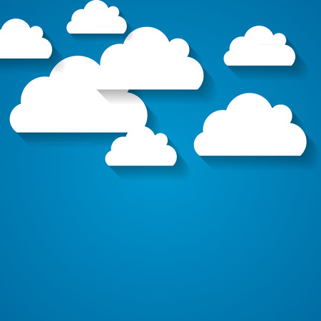 Abstract Cloud Background Vector Illustrationのイラスト素材