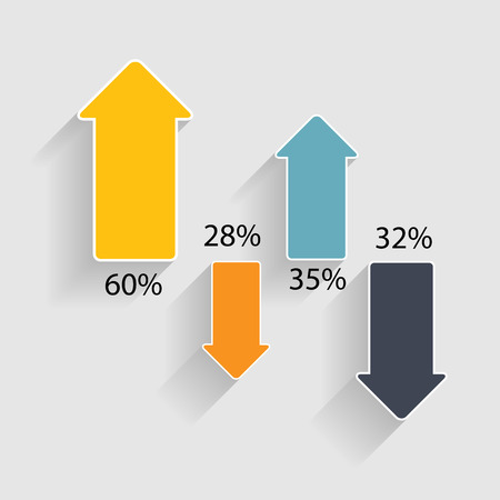 Infographic business template vector illustrationのイラスト素材