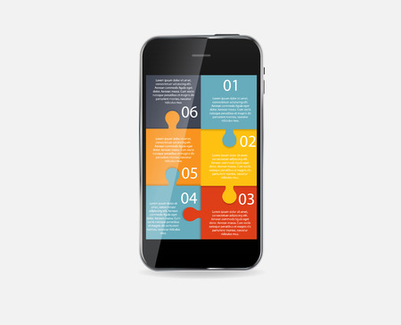 Infographic business template vector illustrationのイラスト素材