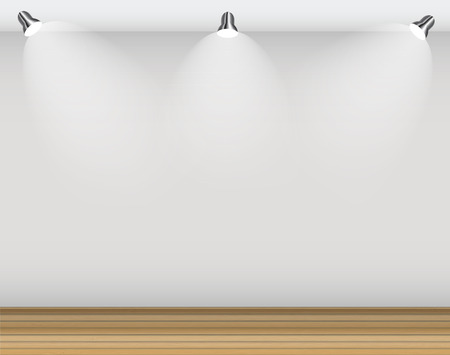 Empty Wall for Your Text and Images, Vector Illustrationのイラスト素材