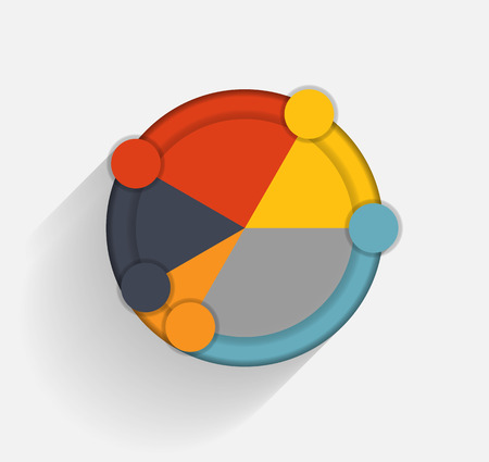 Infographic Templates for Business Vector Illustration. EPS10のイラスト素材