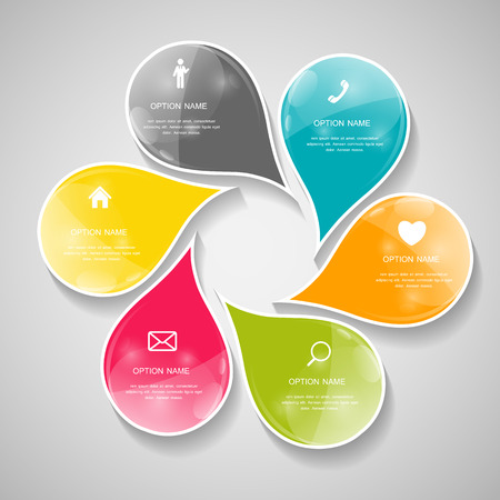 Infographic Templates for Business Vector Illustration. のイラスト素材