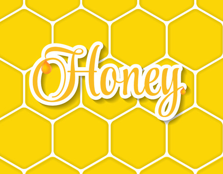 Sweet Honey Vector Illustration Background. EPS 10のイラスト素材