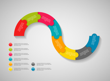 Infographic Templates for Business Vector Illustration. のイラスト素材