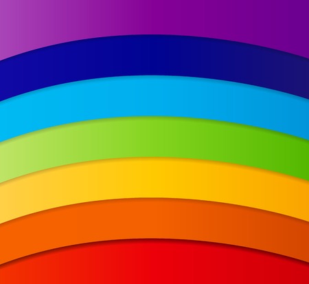 Colored Rainbow Abstract Background Vector Illustration. のイラスト素材