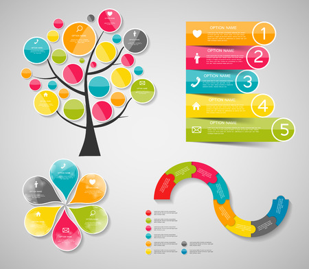 Infographic Templates for Business Vector Illustration. のイラスト素材