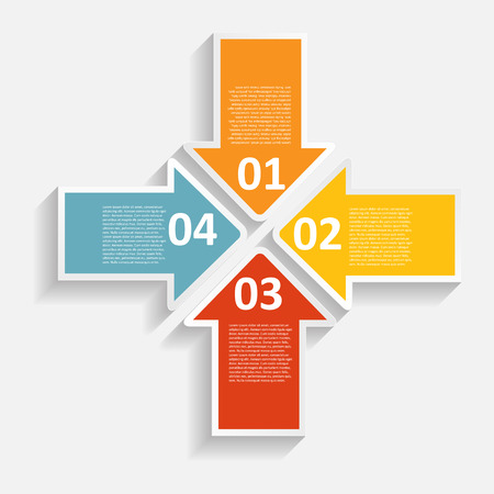 Infographic Templates for Business Vector Illustration. EPS10のイラスト素材
