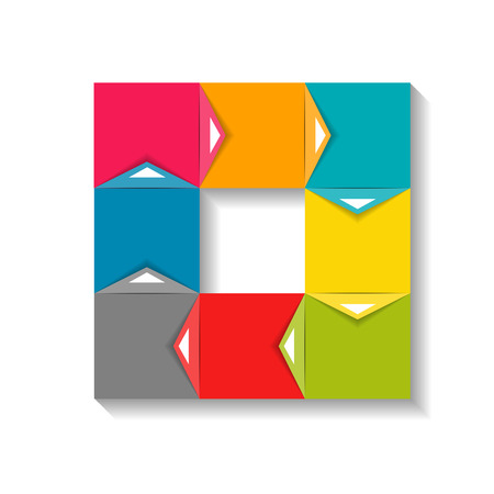 Infographic business template のイラスト素材