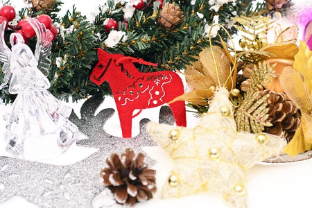 Elegant Classic Christmas Background Card for Celebratiion or Inの写真素材