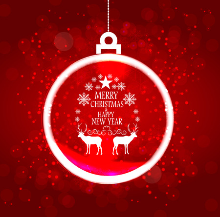 Abstract Beauty Christmas and New Year Background. Vector Illustrationのイラスト素材