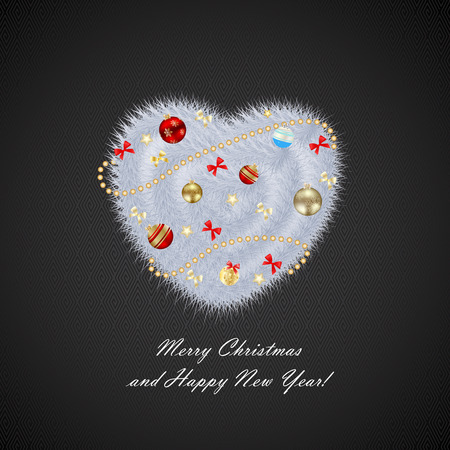 Abstract Beauty Christmas and New Year Background. Vector Illustration. EPS10のイラスト素材