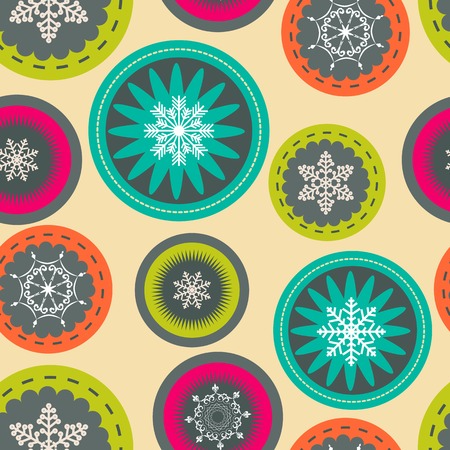 Abstract Beauty Christmas and New Year Seamless Pattern Backgroundのイラスト素材
