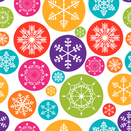 Abstract Beauty Christmas and New Year Seamless Pattern Background. Vector Illustration. EPS10のイラスト素材