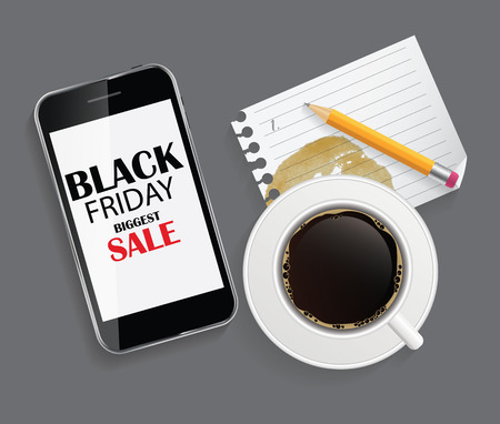 Black Friday Sale Icon Vector Illustrationのイラスト素材