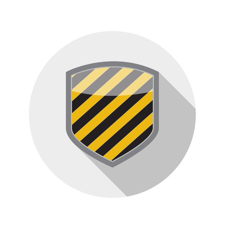 Flat Design Concept Shield Icon のイラスト素材