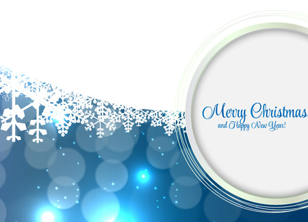 Abstract Beauty Christmas and New Year Background. Vector Illustrationのイラスト素材