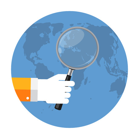 SEO Optimization,Web Analytics Flat Concept Vector Illustration. EPS10のイラスト素材