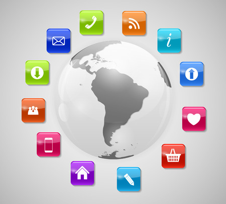 Cloud Computing Concept Vector Illustrationのイラスト素材