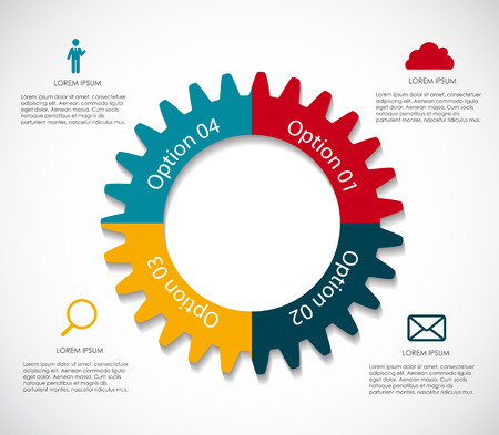Infographic Templates for Business Vector Illustration. のイラスト素材