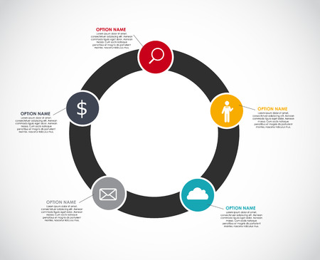 Infographic Templates for Business Vector Illustration.のイラスト素材