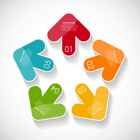 Infographic Templates for Business Vector Illustration.のイラスト素材