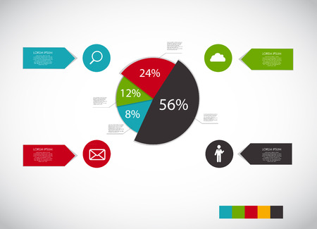 Infographic Templates for Business Vector Illustration. EPS10のイラスト素材