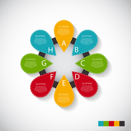 Infographic Templates for Business Vector Illustration. EPS10のイラスト素材