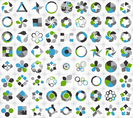 Collection of Infographic Templates for Business Vector Illustration EPS10のイラスト素材