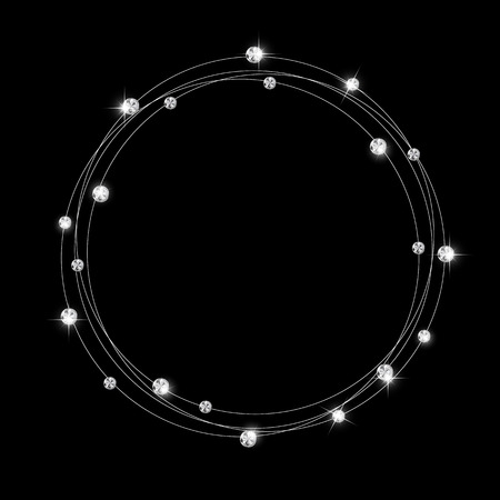Abstract Luxury Black Diamond Background Vector Illustrationのイラスト素材